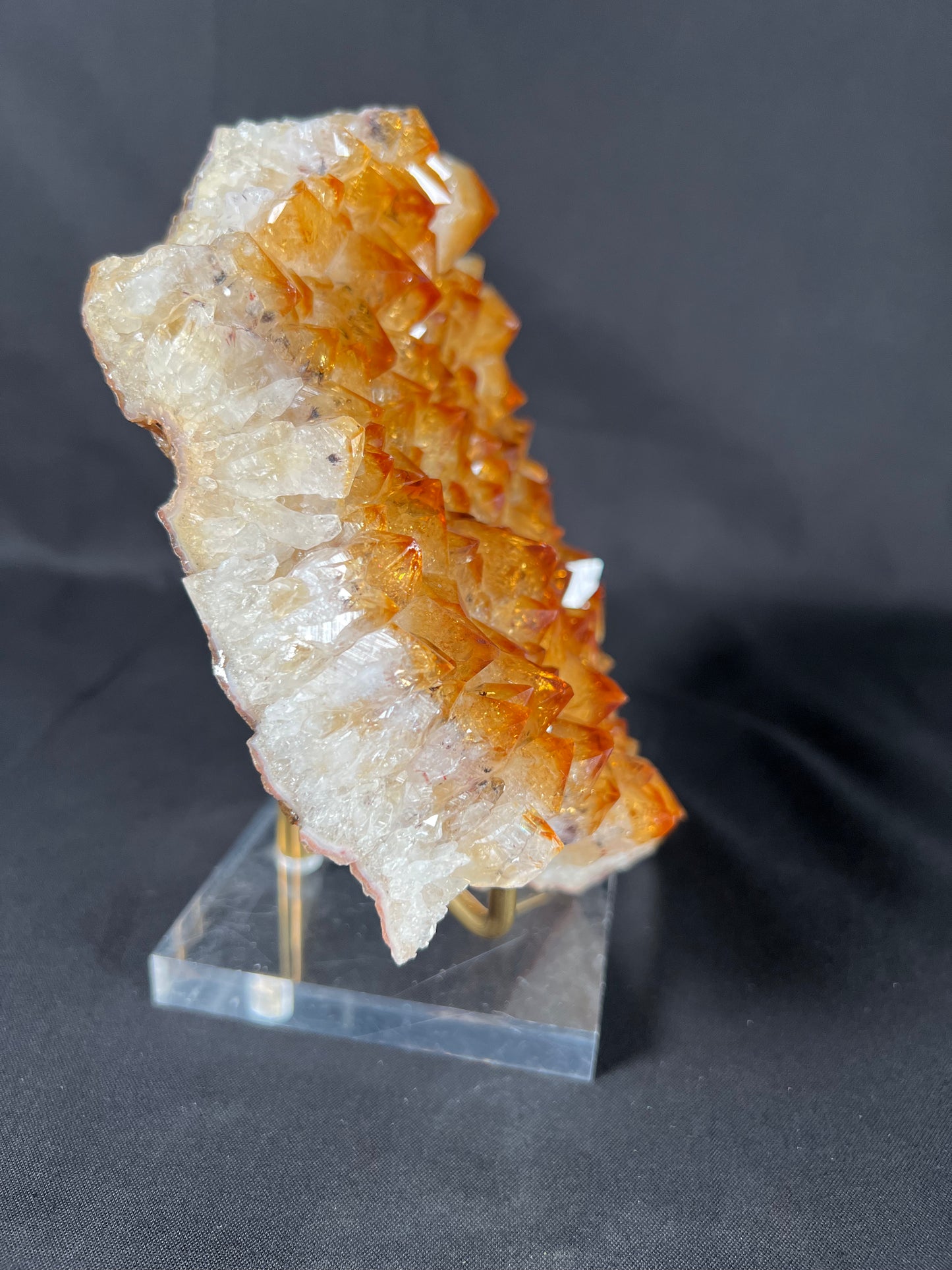 Citrine Cluster with Stand