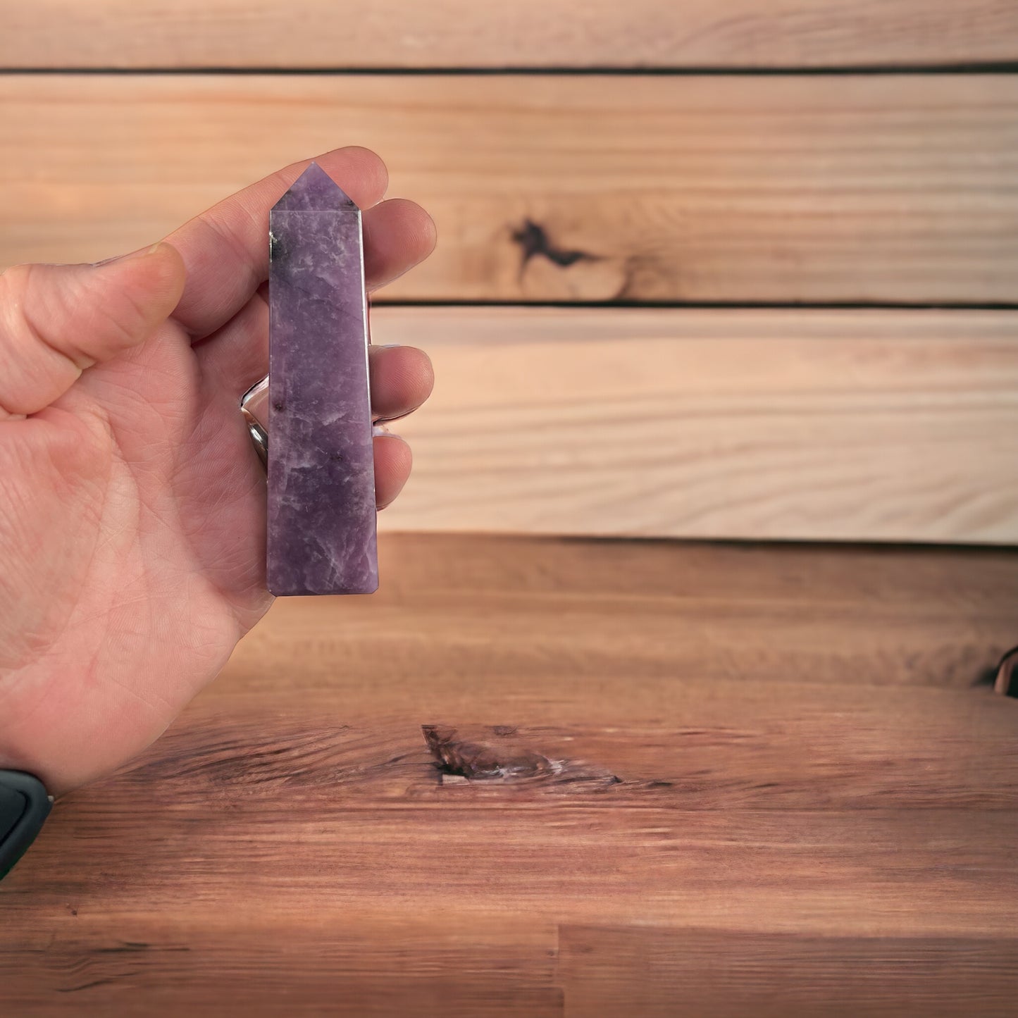 Small Lepidolite Tower