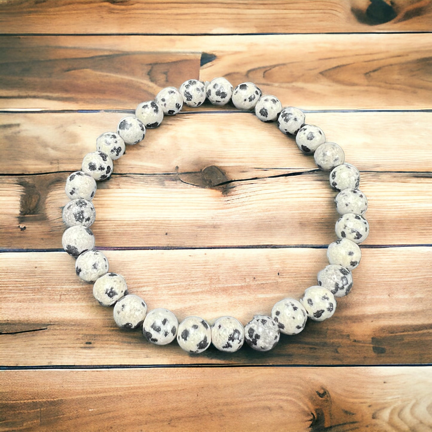 Dalmatian Jasper Bracelet 6mm