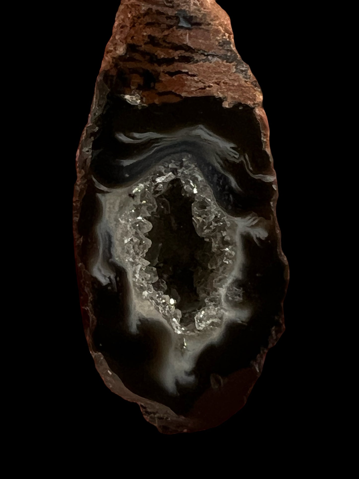 Natural Druzy Geode Agate Pendant NDG102