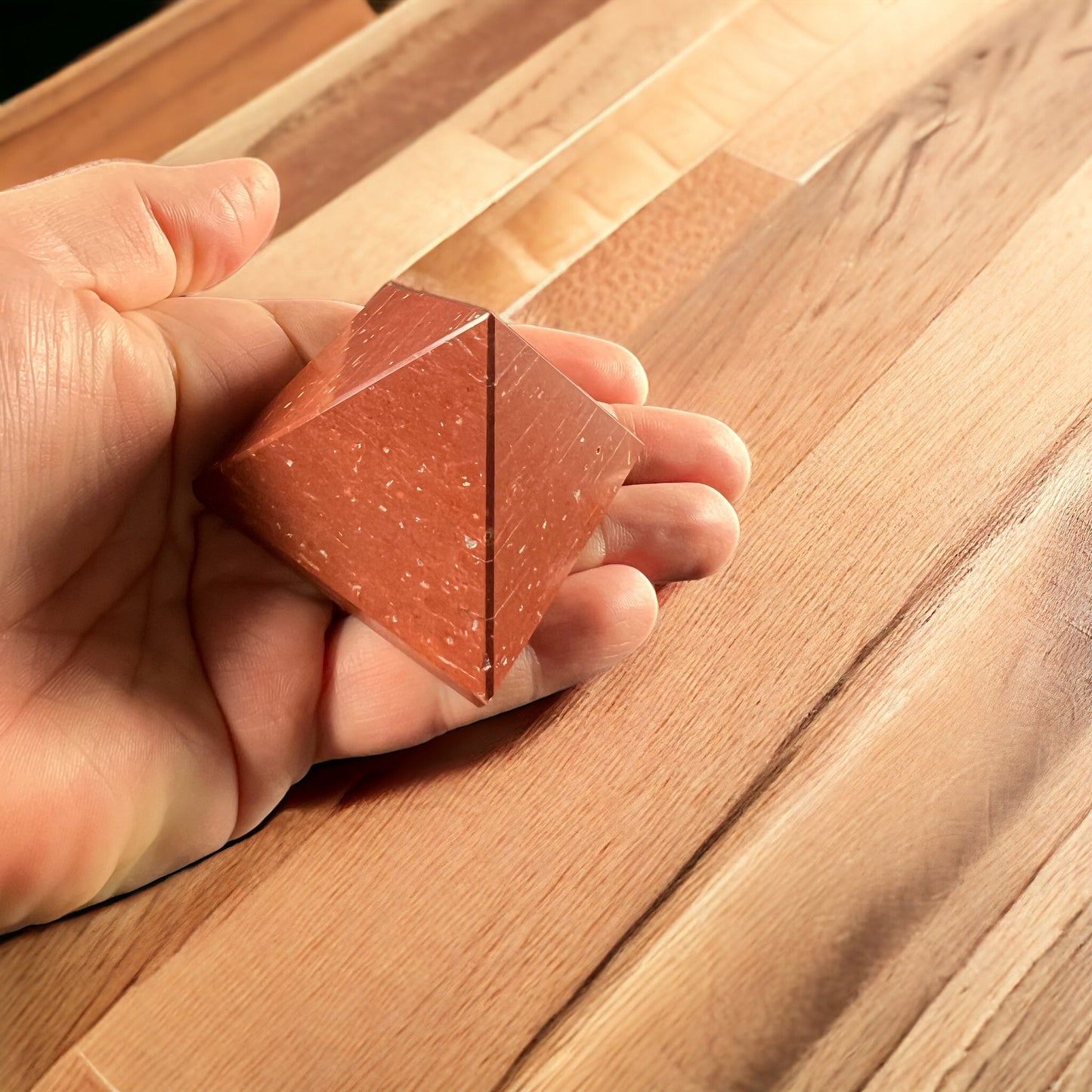 Red Jasper Pyramid