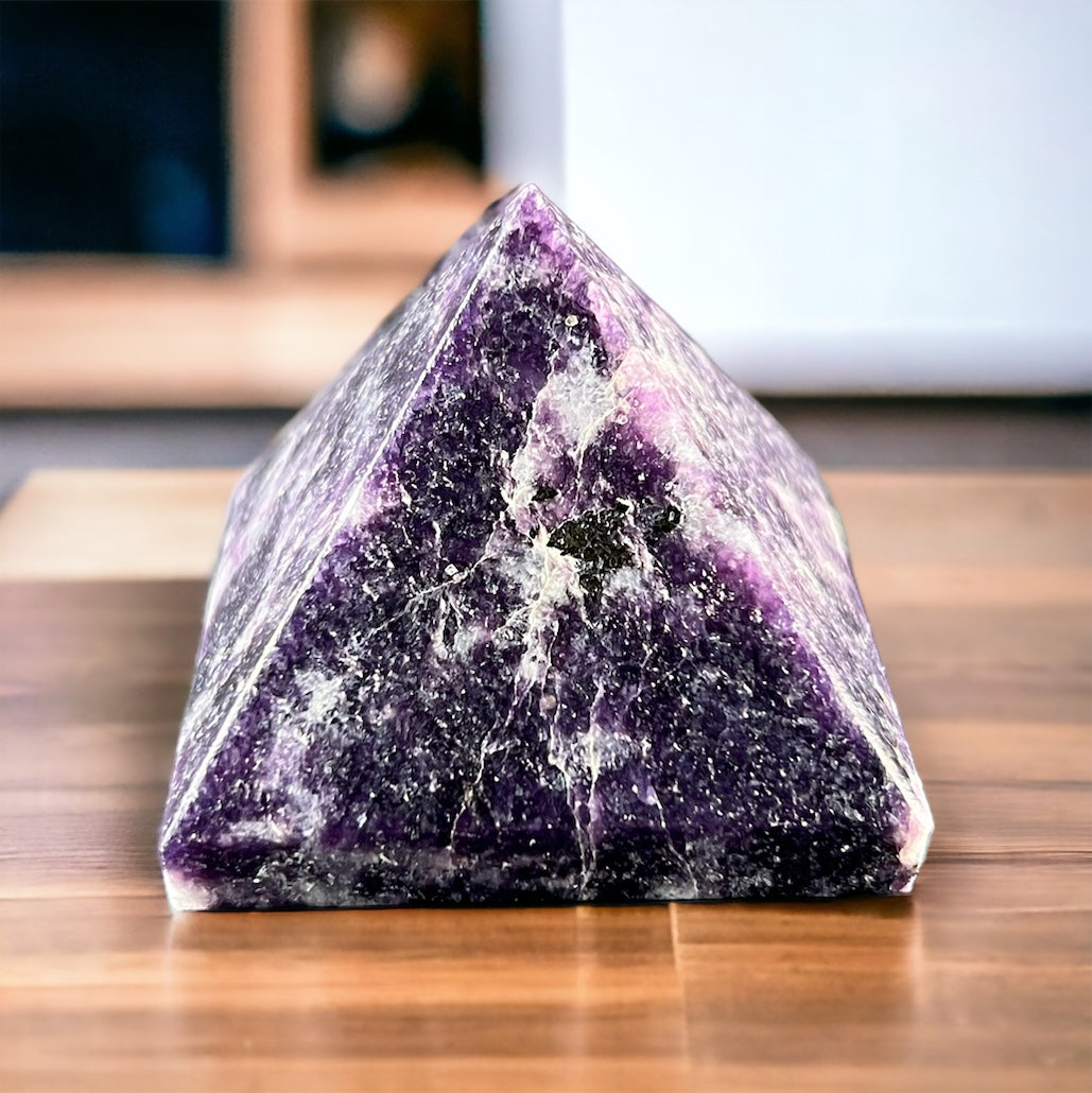 Lepidolite Pyramid
