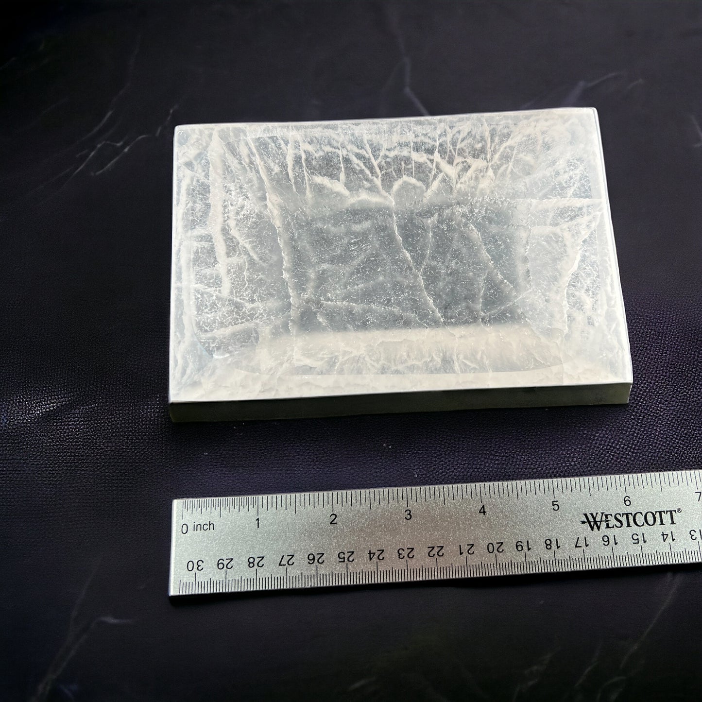 Selenite Charging Rectangle Dish