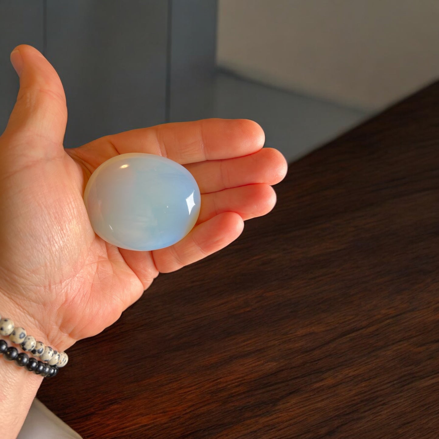 Opalite Palm Stone