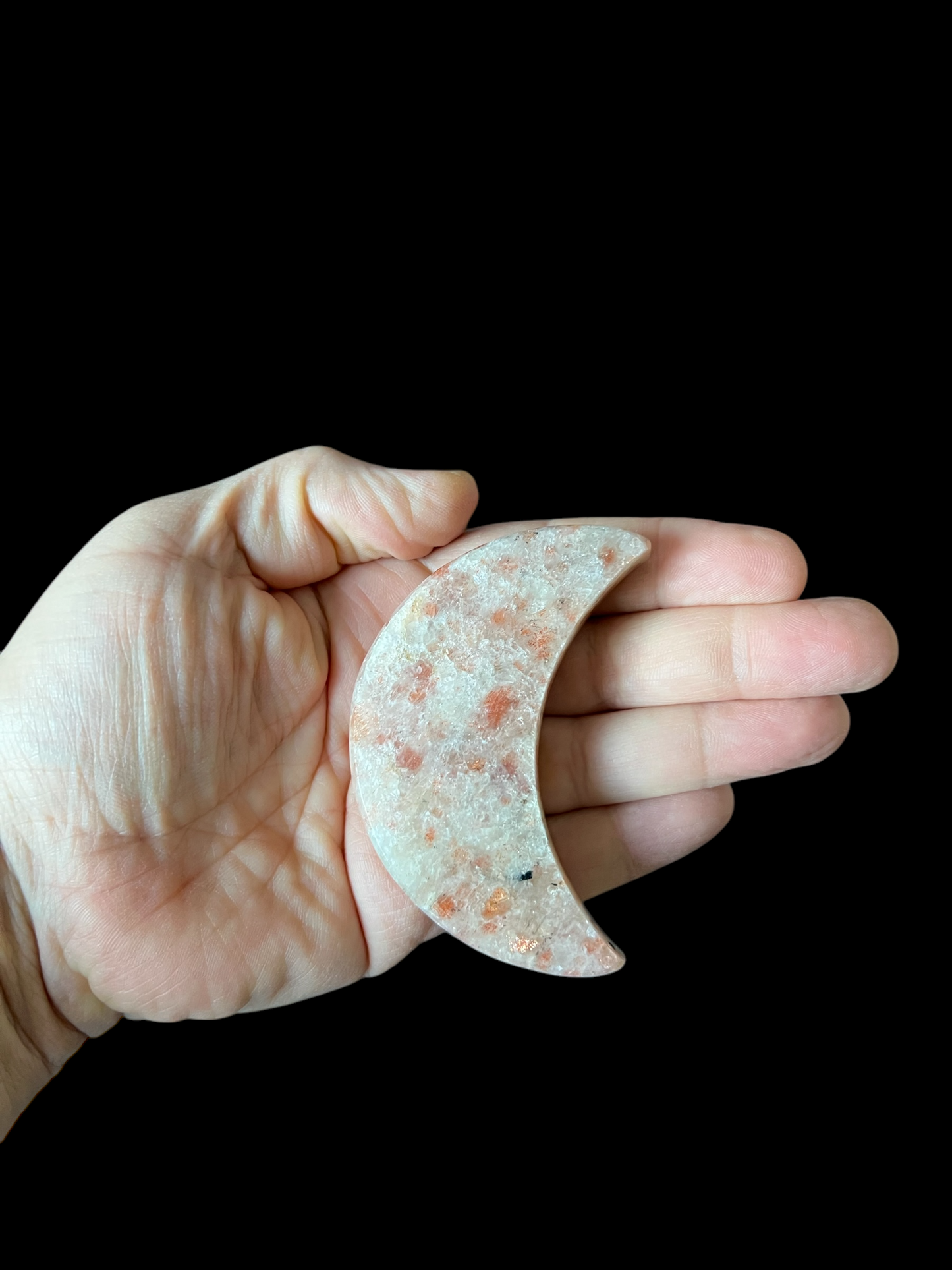 Moon Carving 3" Sun Stone