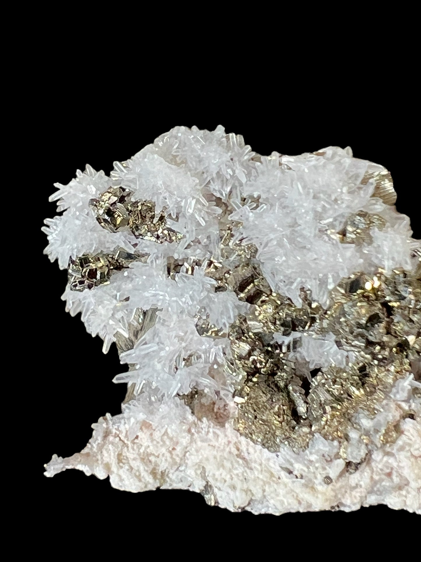 Pyrite Cluster With Quartz Inclusion P101 31oz