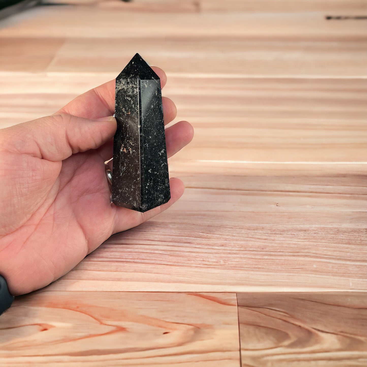 Small Black Tourmaline Tower