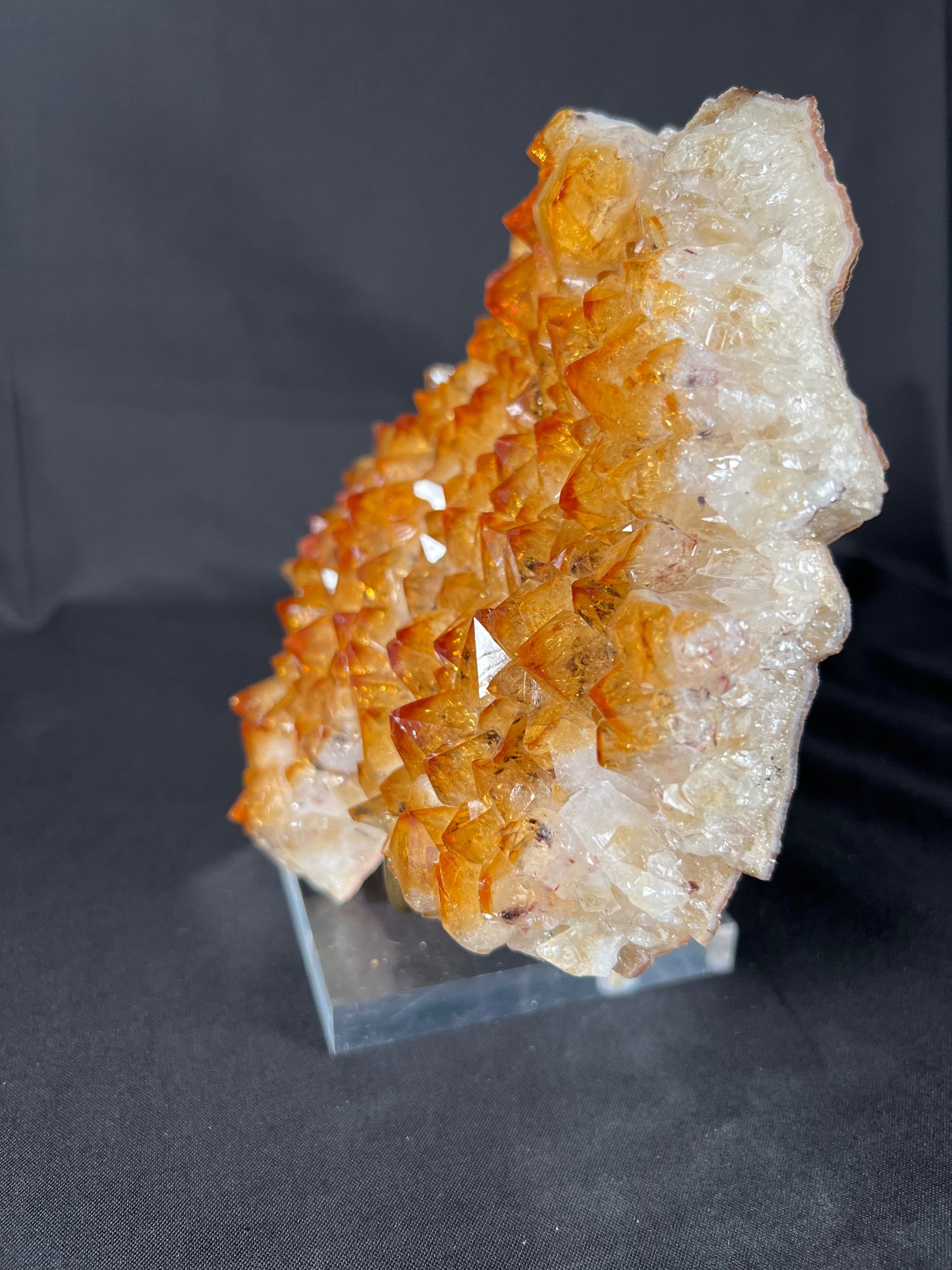 Citrine Cluster with Stand