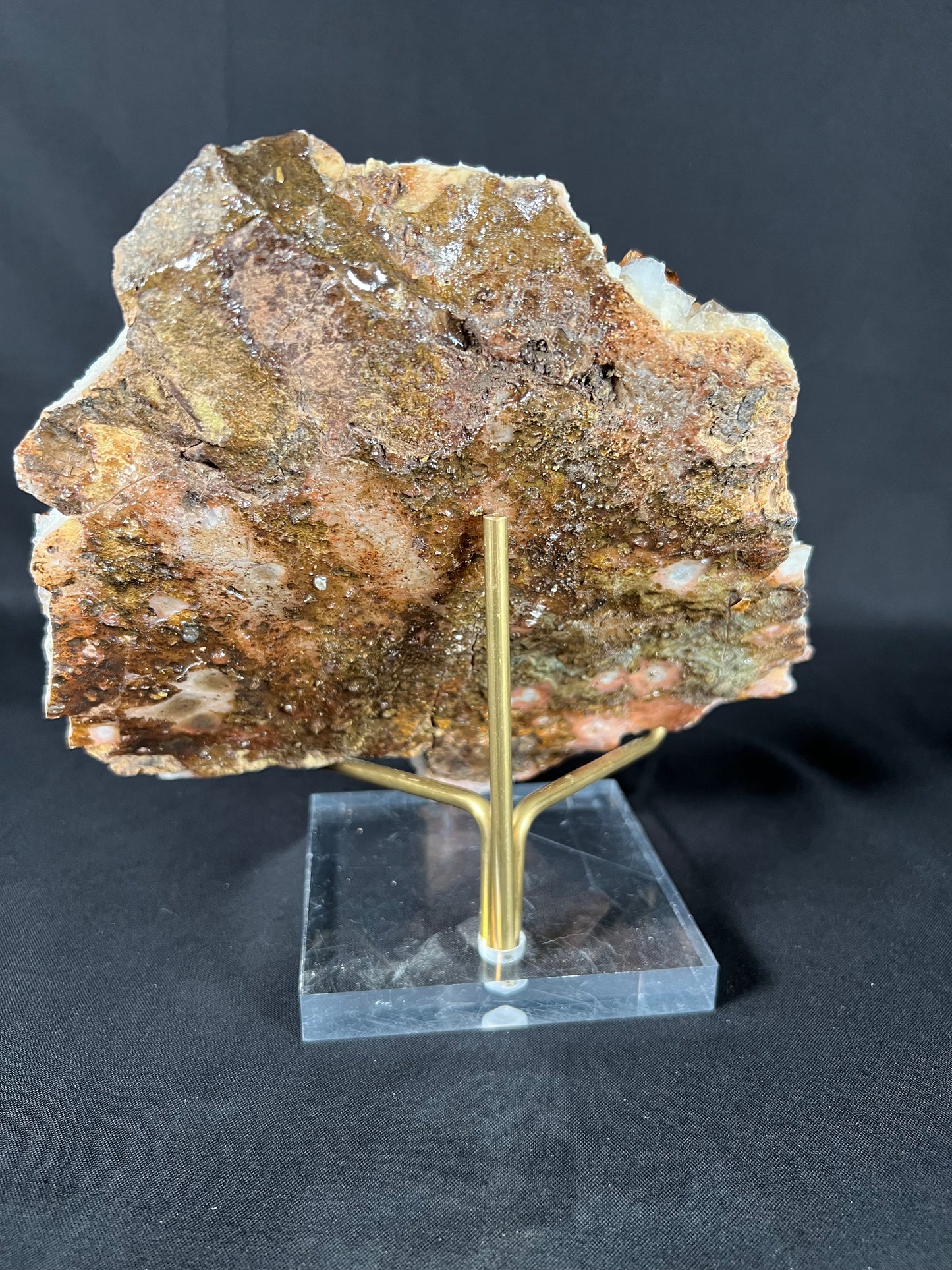 Citrine Cluster with Stand