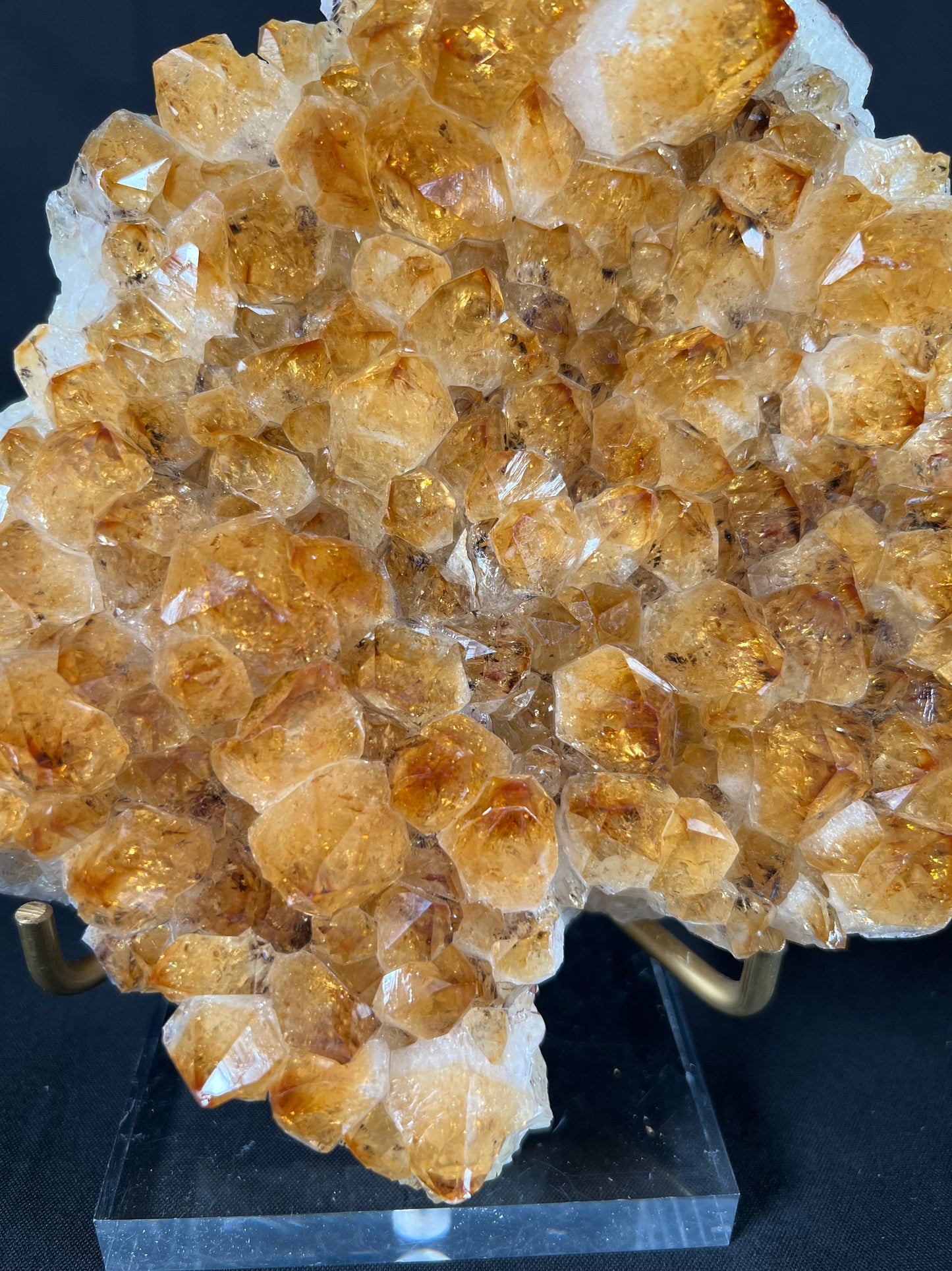 Citrine Cluster with Stand