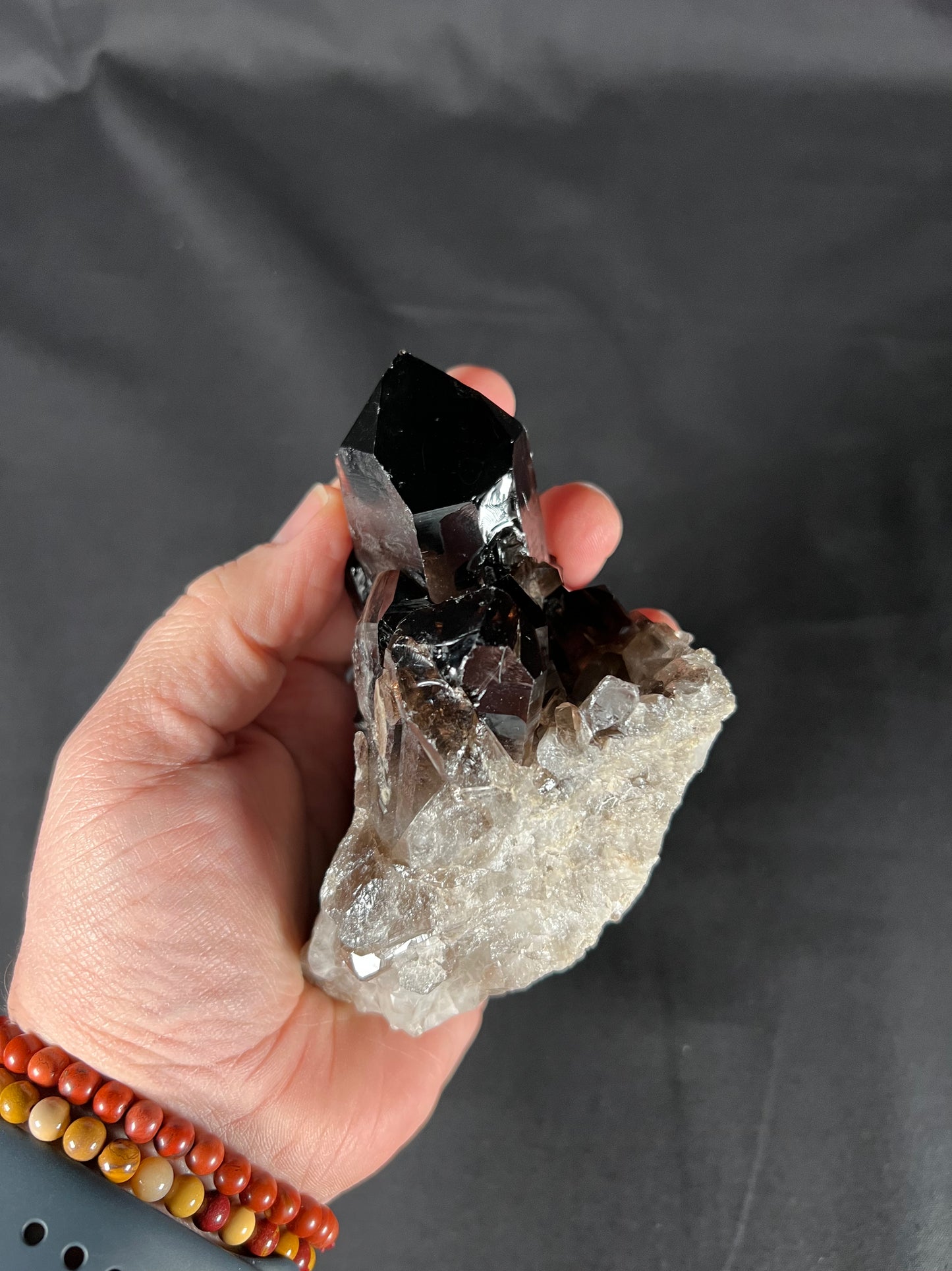 Smoky Quartz Cluster