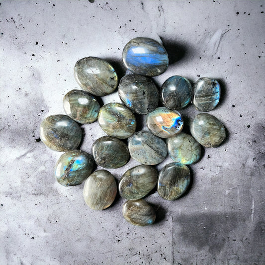 Labradorite Palm Stone - small