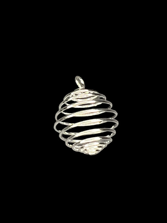 Silver Cage Pendant