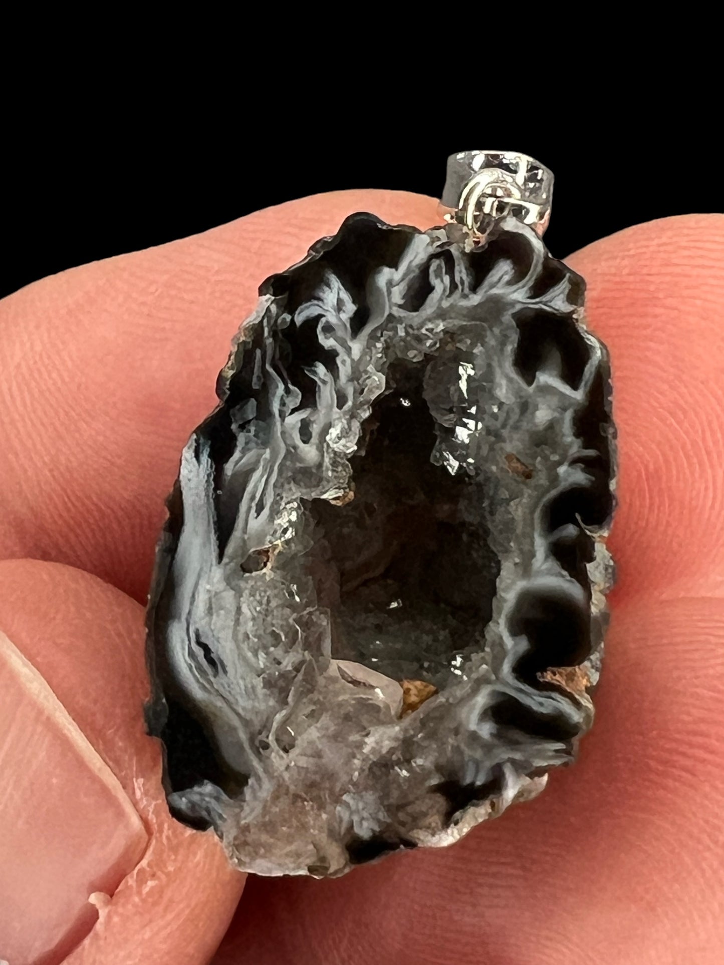 Natural Druzy Geode Agate NDG104