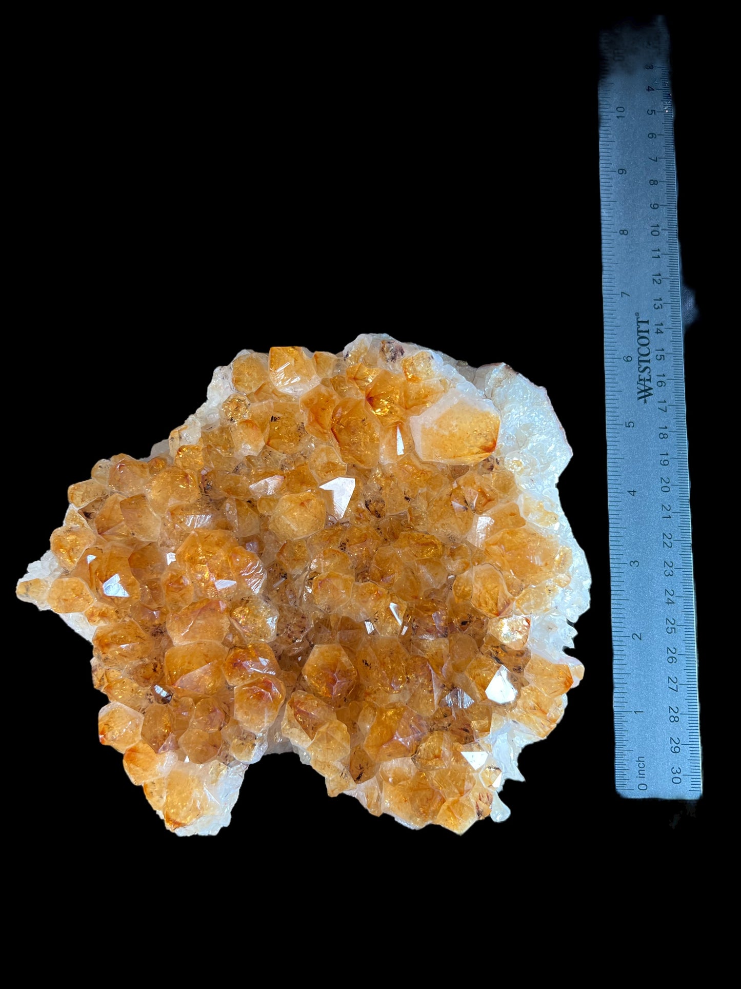 Citrine Cluster with Stand