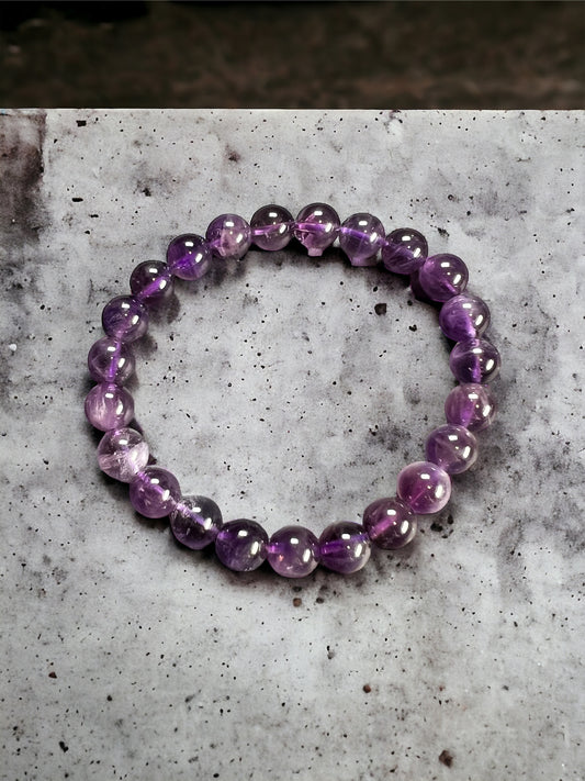 Amethyst Bracelet 8mm