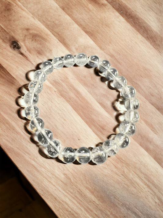 Clear Quartz Bracelet 8mm